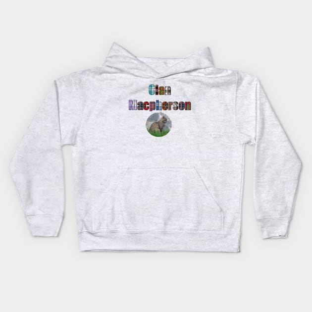 Clan Macpherson Kids Hoodie by ellenaJ